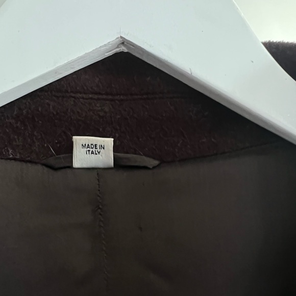 Jil Sander Brown Wool Wrap Coat 40 M/L - Picture 8 of 8